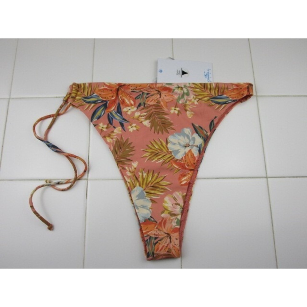 O'Neill Blue Punta Tropical Pipeline Womens Large Bikini Bottoms Skimpy Coverage